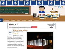 Tablet Screenshot of guide-restaurants-et-voyages-du-monde.com